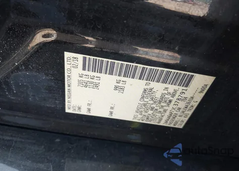 2018 Nissan Maxima 3.5S/Sv/Sl/Sr/Plat из США, поврежденный, VIN 1N4AA6AP7JC378791